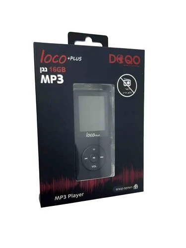 נגן מוסיקה 4GB נפח mp3 עם רמקול חיצוני ובלוטוס + אוזניות