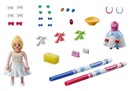 משחק פליימוביל צבע: בגדי ערב לגילאי 5+