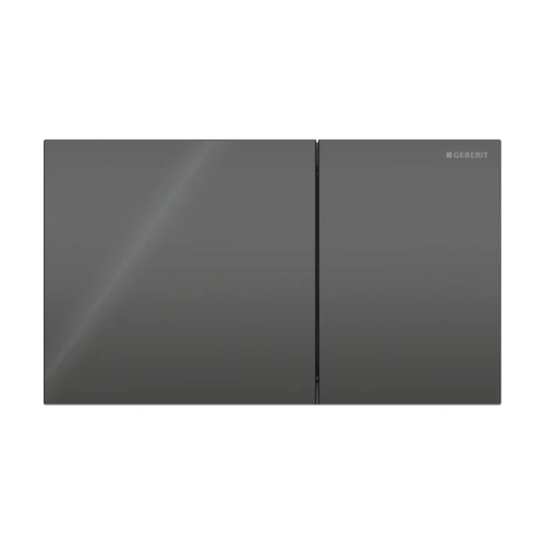 לחצן הדחה זכוכית לניאגרה סמויה גבריט GEBERIT SIGMA70 115.622.SJ.1 | שחור