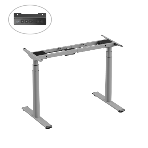 מעמד רגליים עגולות שחורות לשולחן חשמלי מבית LUMI