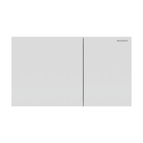 לחצן הדחה Stainless Steel לניאגרה סמויה גבריט GEBERIT SIGMA70 115.622.JT.1 | לבן מט