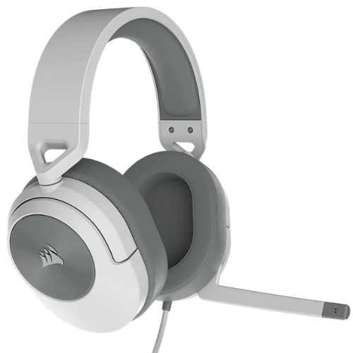 אוזניות גיימינג חוטיות צבע לבן Corsair HS55 Stereo Wired