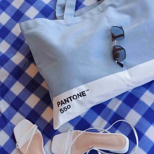תיק חוף PANTONE - תכלת