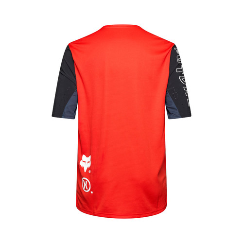 חולצת רכיבה קצרה פוקס אדום - FOX RACING DEFEND SS JERSEY ELEVATED V25