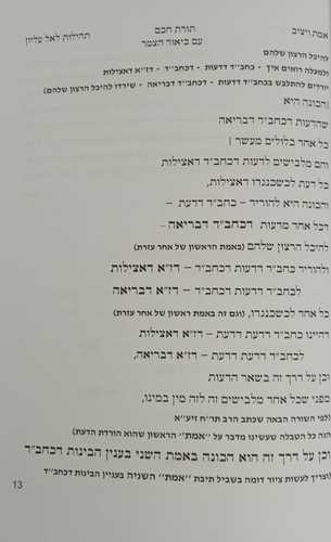 תורת חכם - חוברת עזרת אבותינו