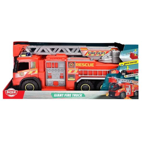 כבאית VOLVO אור וקול משפריצה מים 60 ס''מ - DICKIE TOYS
