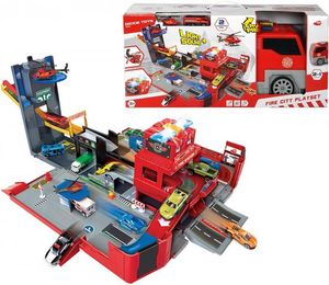 מזוודה כבאית + 2 מכוניות - DICKIE TOYS