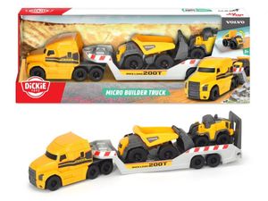 משאית גרר כולל טרקטורון ומשאית - VOLVO DICKIE TOYS