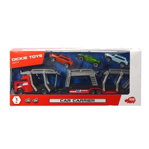 משאית מוביל מכוניות עם 3 מכוניות - DICKIE TOYS
