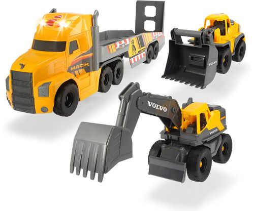 משאית גרר 70 ס''מ VOLVO כולל כלים אורקולית DICKIE TOYS