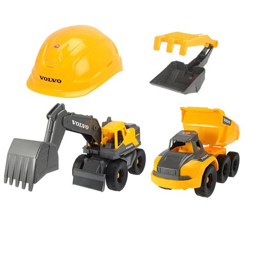 זוג רכבי VOLVO  כולל קסדה ומסננת - Dickie Toys