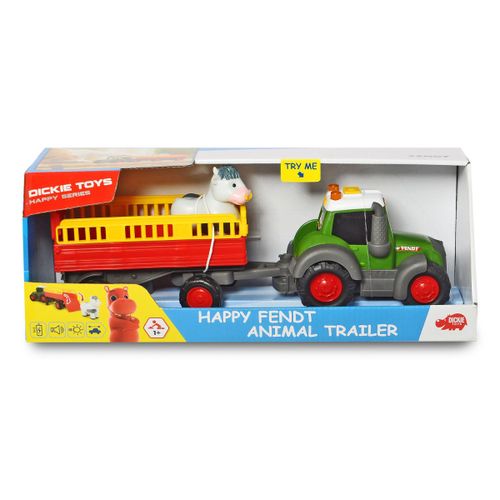 טרקטור ועגלה כולל פרה - DICKIE TOYS
