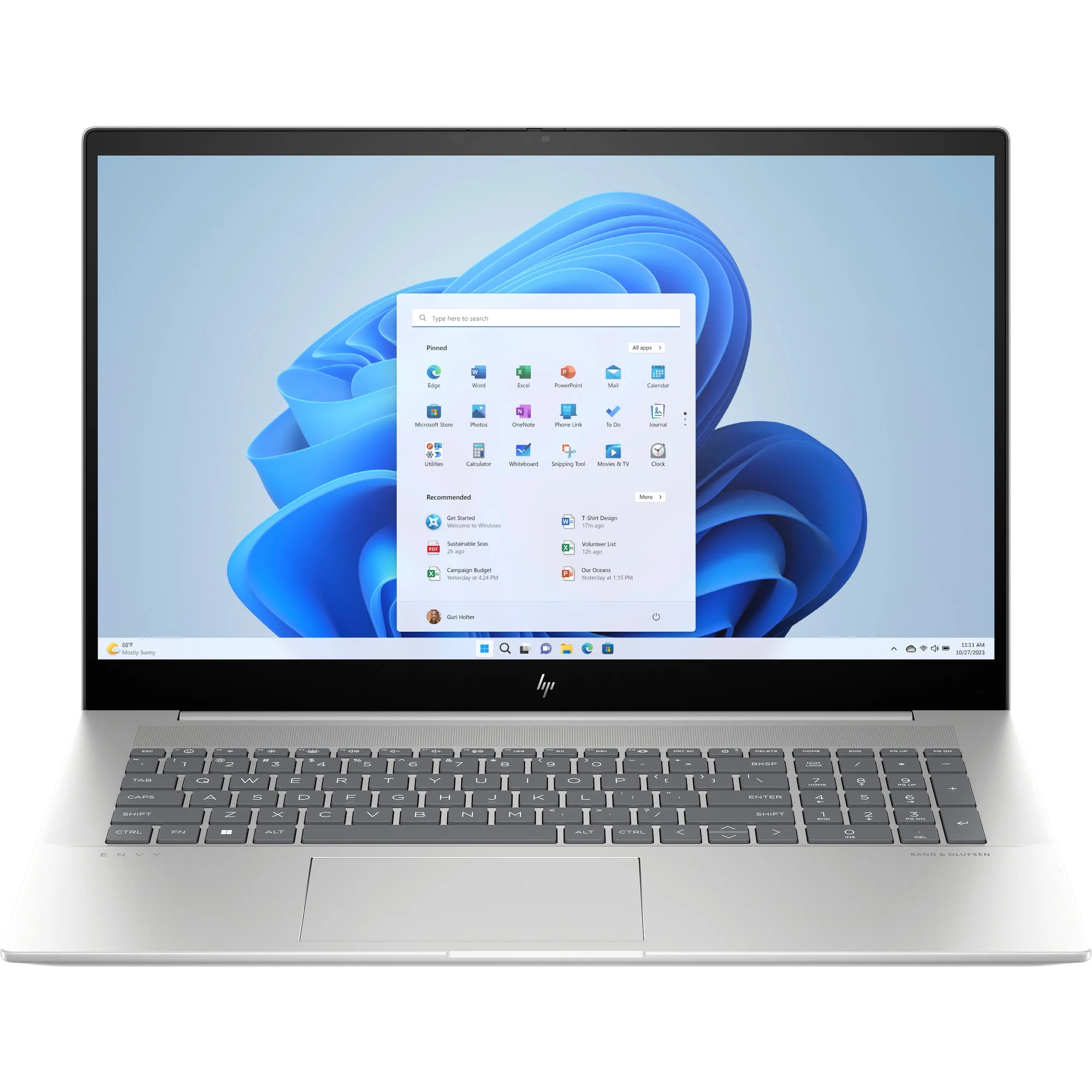 מחשב נייד HP Envy 17-cw0002nj i7-13700H/16/1TB/Win11H