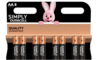 8 סוללות AA אלקליין Duracell Simply
