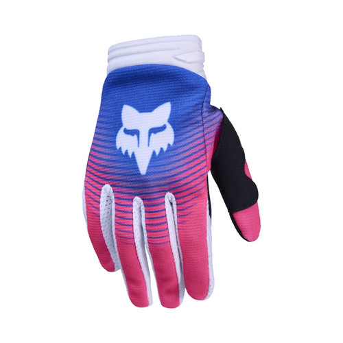 כפפות  פוקס ילדים כחול / ורוד - FOX 180 YTH COLLECT GLOVES V26