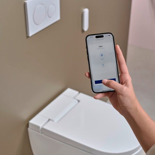 אסלה חכמה Geberit AquaClean Alba 146.350.01.1 | לבן