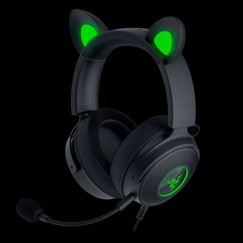 אוזניות – RAZER KRAKEN KITTY V2 PRO בצבע שחור