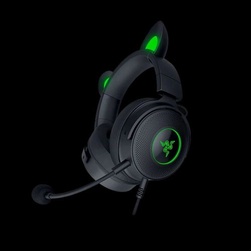 אוזניות – RAZER KRAKEN KITTY V2 PRO בצבע שחור