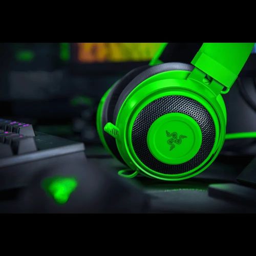 אוזניות גיימינג RAZER Kraken multi-platform ירוק