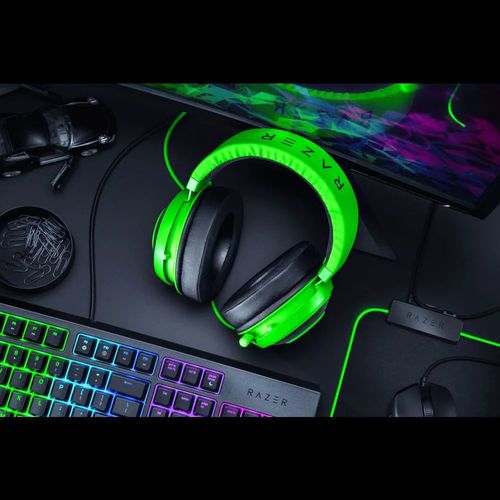 אוזניות גיימינג RAZER Kraken multi-platform ירוק