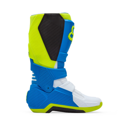 מגף רכיבה פוקס צהוב / כחול -  FOX MOTION BOOT V26