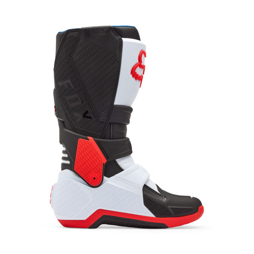 מגף רכיבה פוקס אדום / לבן -  FOX MOTION BOOT V26