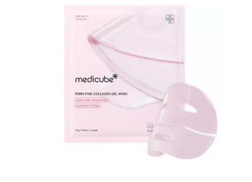 מסיכת ג'ל קולגן שקופה Medicube PDRN Pink Collagen Gel Mask  28g