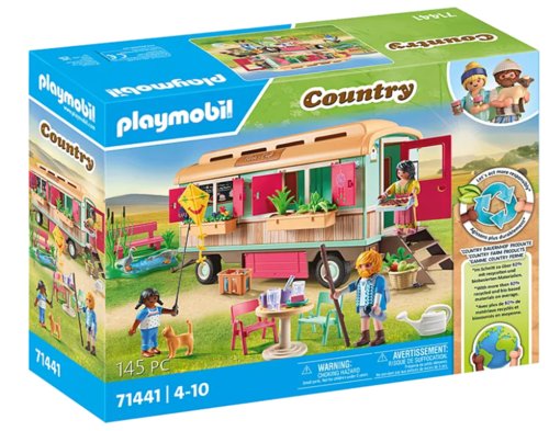 פליימוביל 71441 - עגלת בית קפה נייד עם גינת ירק