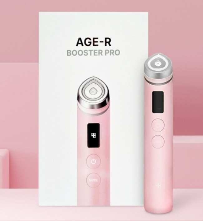 מכשיר לשיפור ספיגת מוצרי לחות לעור הפנים  Medicube Age-R Booster Pro Pink