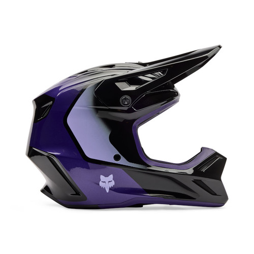 קסדת ילדים פוקס שחור / סגול  - FOX YTH V3 SPIRE V26