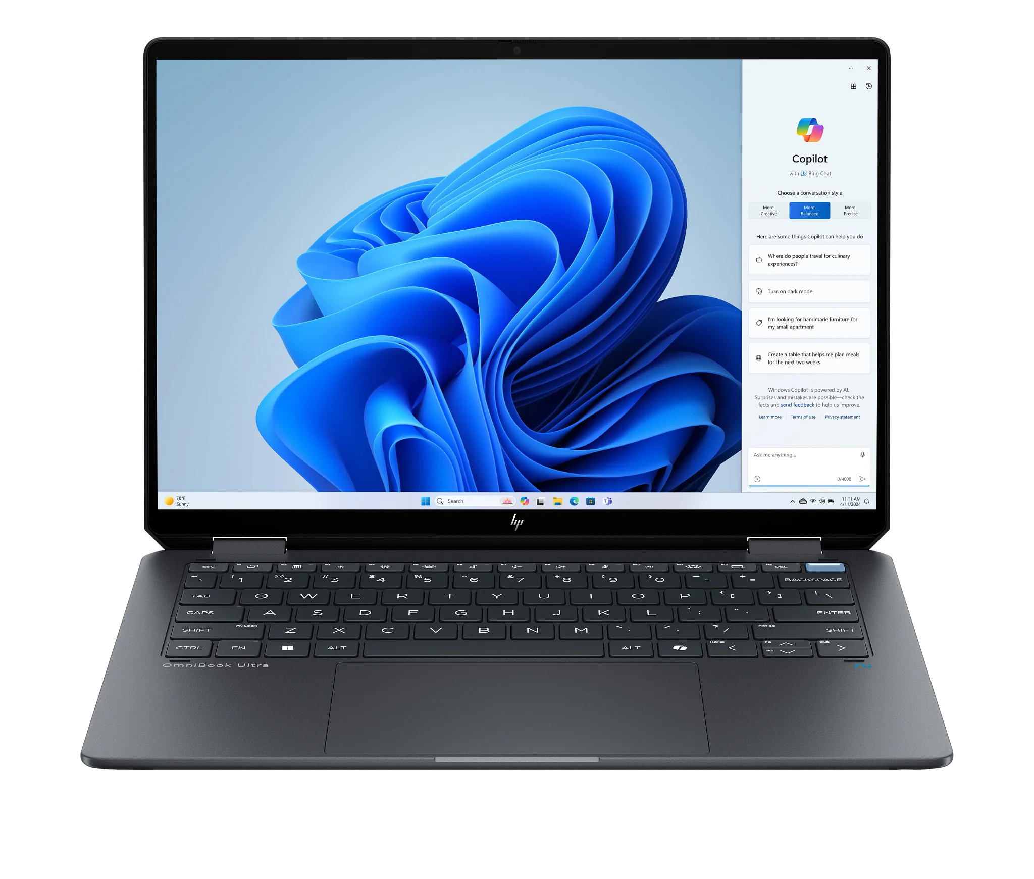מחשב נייד HP OmniBook Ultra Flip - Ultra 9-288V(8C)|32G|2T|14 TOUC