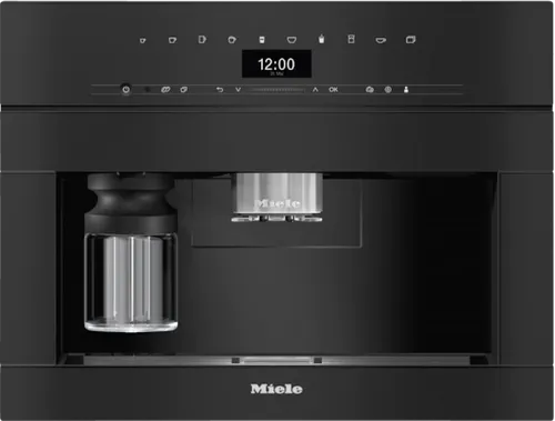 מכונת קפה אינטגרלית 45 ס”מ מבית MIELE מילה דגם CVA7440 BLACK גימור שחור