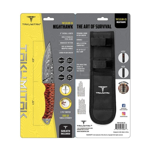 סכין Takumitak- Nightwahk- TKF101OR