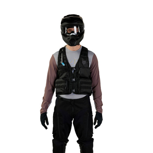 וסט כלים עם שקית שתיה 2 ליטר פוקס שחור - FOX LEGION TAC VEST V26
