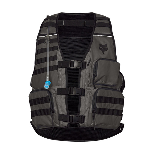 וסט כלים עם שקית שתיה 2 ליטר פוקס אפור - FOX LEGION TAC VEST V26
