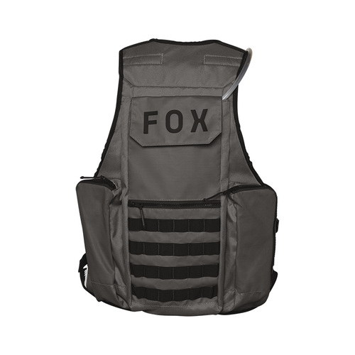 וסט כלים עם שקית שתיה 2 ליטר פוקס אפור - FOX LEGION TAC VEST V26
