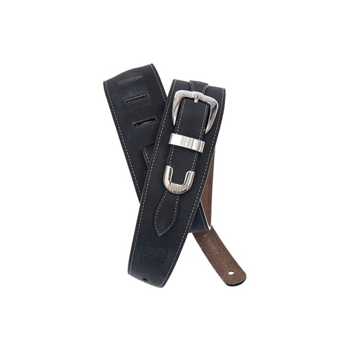 D'Addario Deluxe Leather Guitar Strap - Buckle