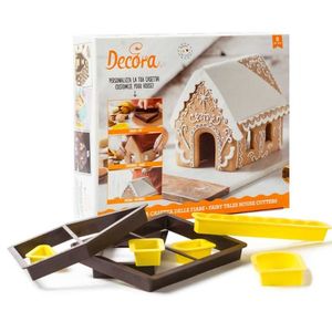 סט 8 חלקים להכנת בית מעוגיות Decora