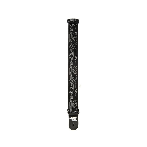 זווית נוספת D'Addario Joe Satriani Woven Guitar Strap