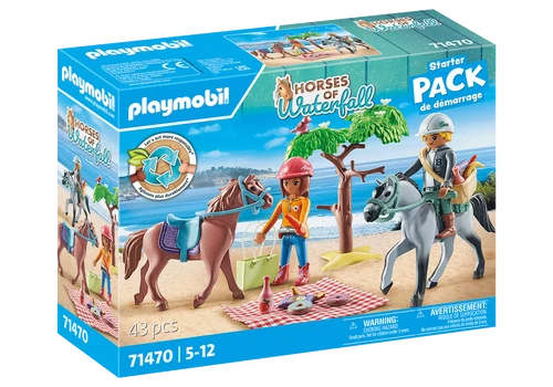 משחק פליימוביל אמליה ובן עם סוסים לגילאי 5+