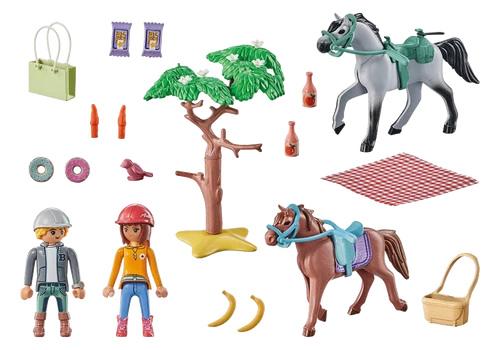 משחק פליימוביל אמליה ובן עם סוסים לגילאי 5+