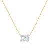 שרשרת ותליון עם שני יהלומים 2.0CT זהב 14K