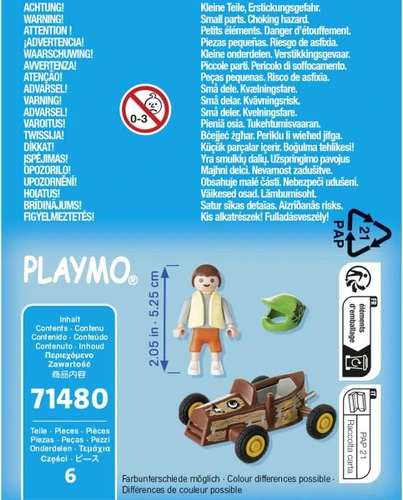 משחק פליימוביל ילד עם מכונית קארטינג לגילאי 4+