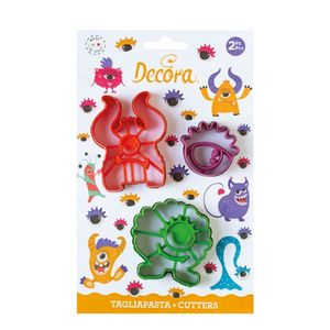 סט 3 חותכני מפלצות Decora