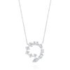 שרשרת ותליון מעגל יהלומים 1.60CT זהב 14K
