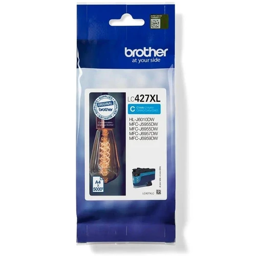 דיו מקורי Brother LC-427XLC כחול עד 5,000 דף
