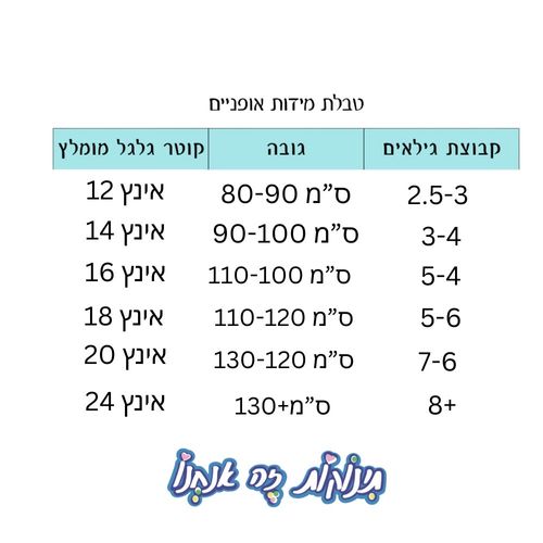 אופנים B וינטג' - מגיל שנתיים ועד 8+ צבע לבן