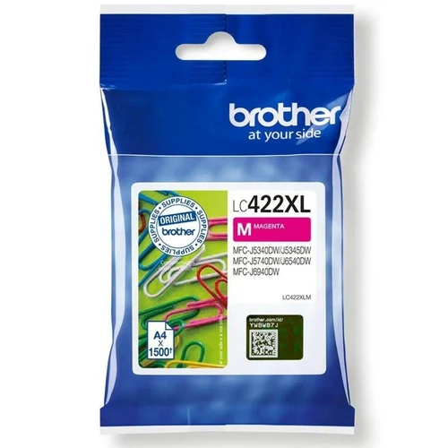 דיו מקורי Brother LC-422M XL אדום עד 1,500 דף