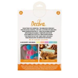 וופר פייפר צבעוני Wafer paper נייר קישוט אכיל 10 יחידות 0.3 מ"מ DECORA