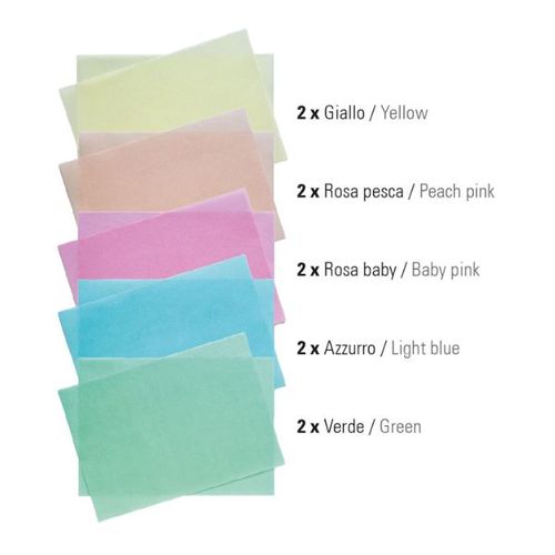 וופר פייפר צבעוני Wafer paper נייר קישוט אכיל 10 יחידות 0.3 מ